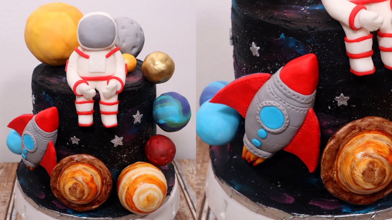 Astronaut cake idea   (Planets cake idea)