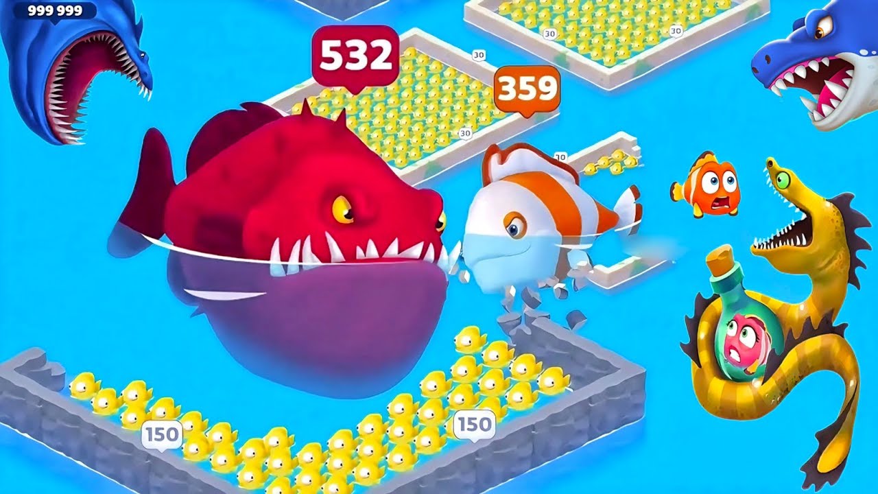 Fishdom 🐟 Monster Fish Attack 😯 Help The Fishdom 🐠 Fishdom Ads Update 366