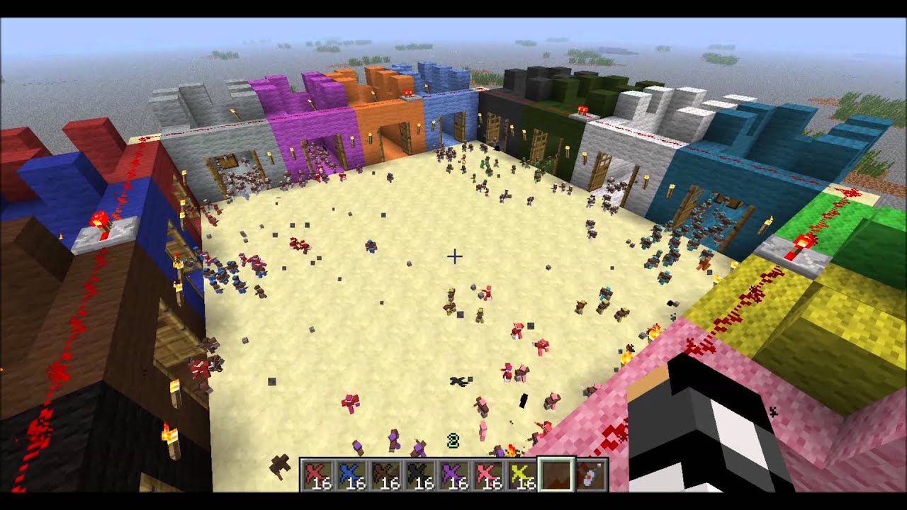 Minecraft Clay Soldiers Big Battle Tournament - Round 4