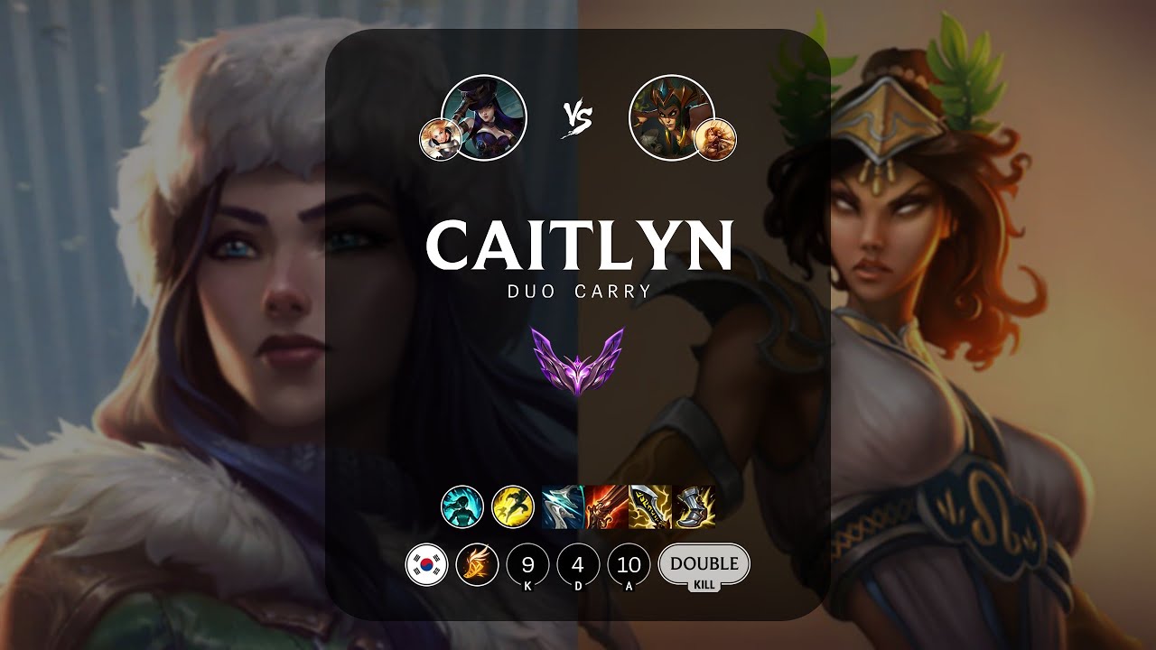 Caitlyn ADC vs Cassiopeia - KR Master Patch 12.23