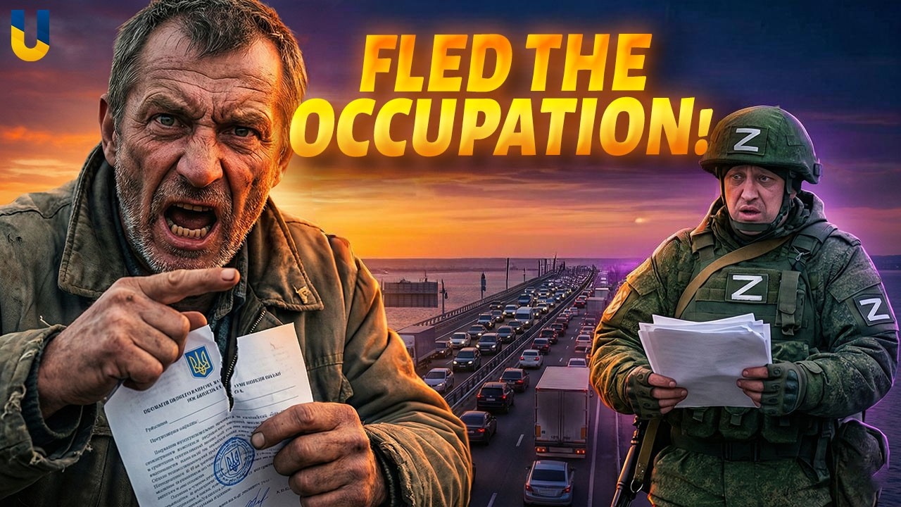 He REFUSED to fight for Putin! Escape from Crimea after he TOLD OFF Russian troops!