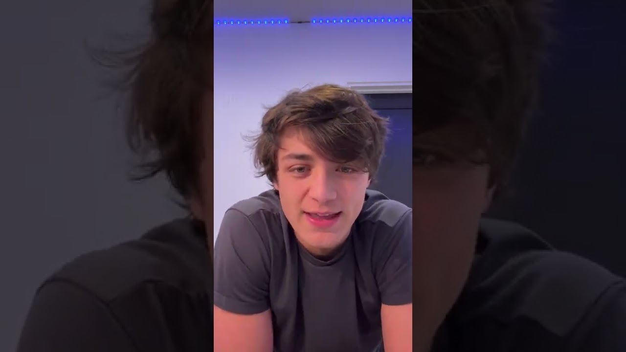 Asher Angel Instagram livestream 1 Jun 2022