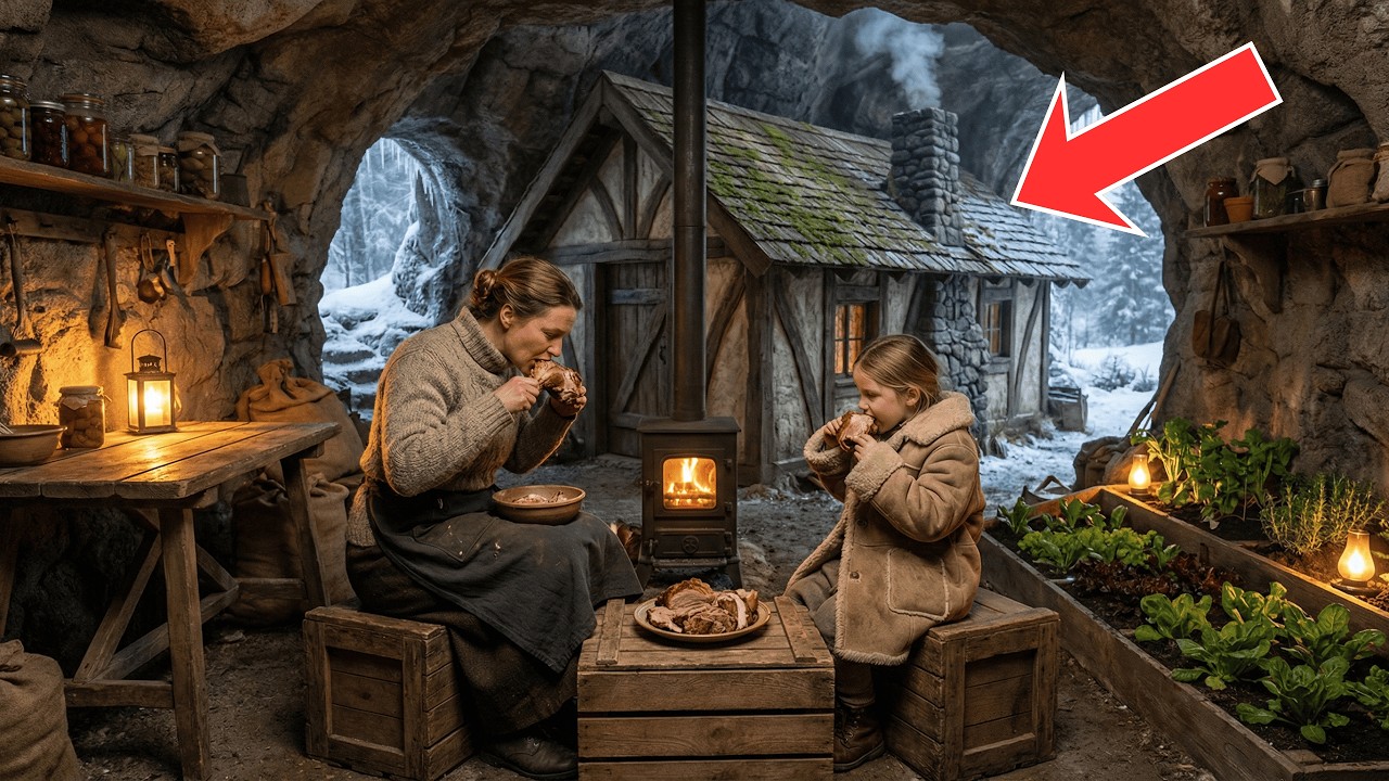 After her husband died, a widow and her daughter survived winter in a cave — all were shocked