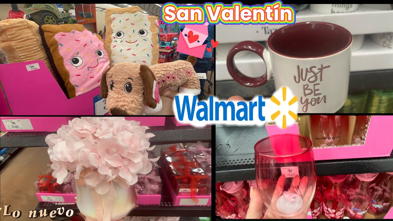 ♥️San Valentín en Walmart ♥️peluches ,regalos tazas y más 