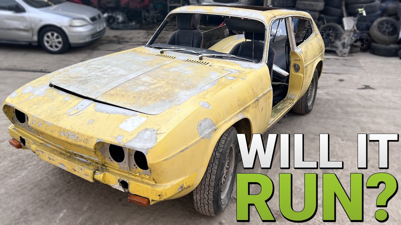 Reliant Scimitar GTE! Barn Find! - WILL IT RUN?
