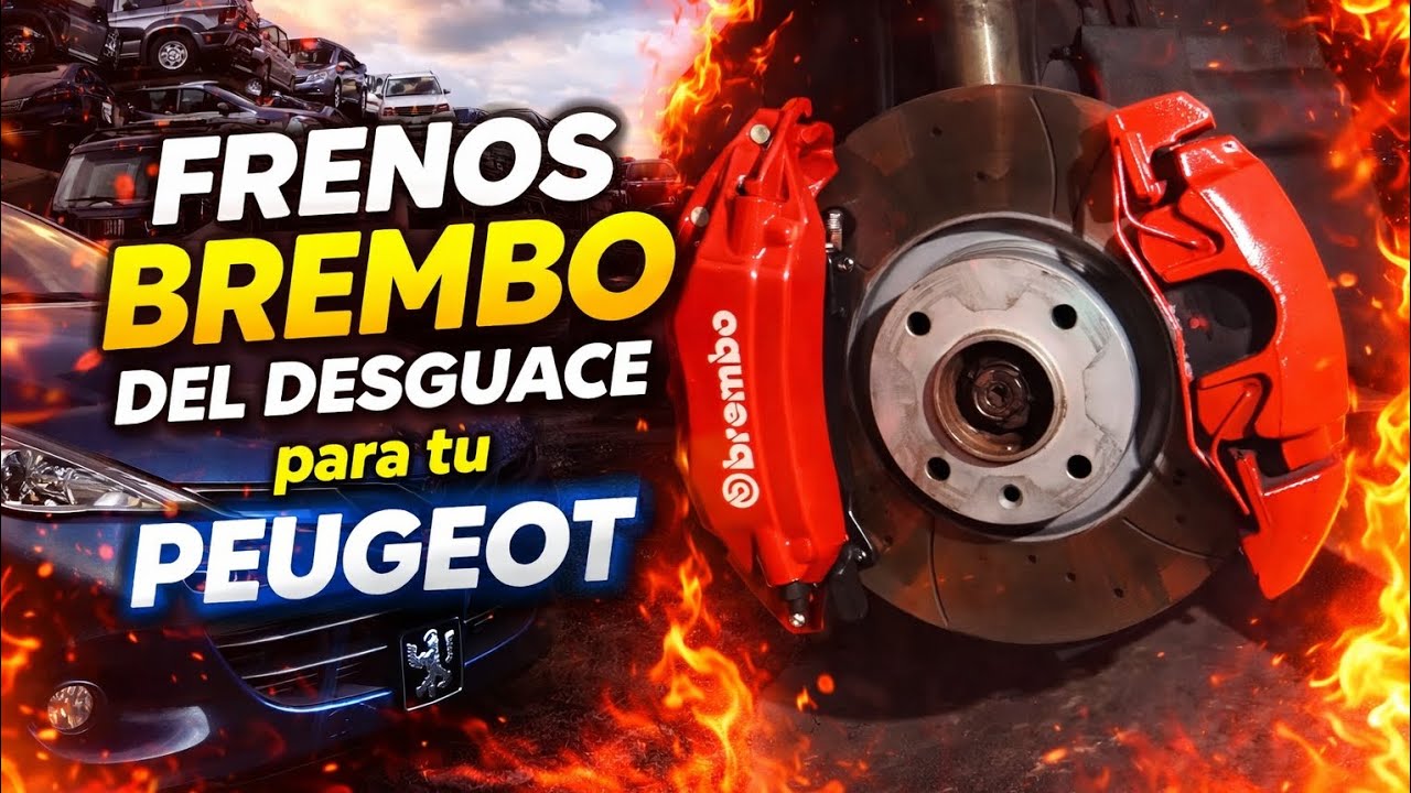 ADAPTAR FRENOS de 607 en un 306 (y otros modelos Peugeot)