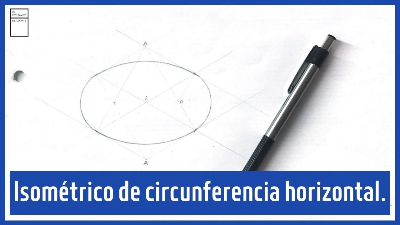¿Cómo dibujar un círculo en isométrico?