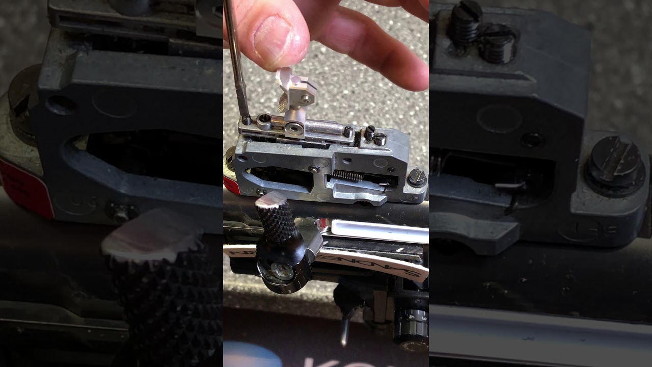 justere avtrekk p&aring; en anschutz