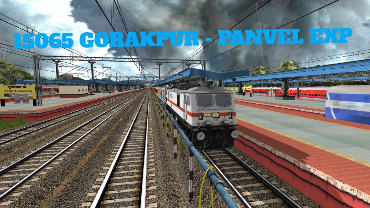 🚂15065 GORAKHPUR - PANVEL  EXP || OPENRAILS  | MSTS   || PART 2 AJAY GAMING  🔥
