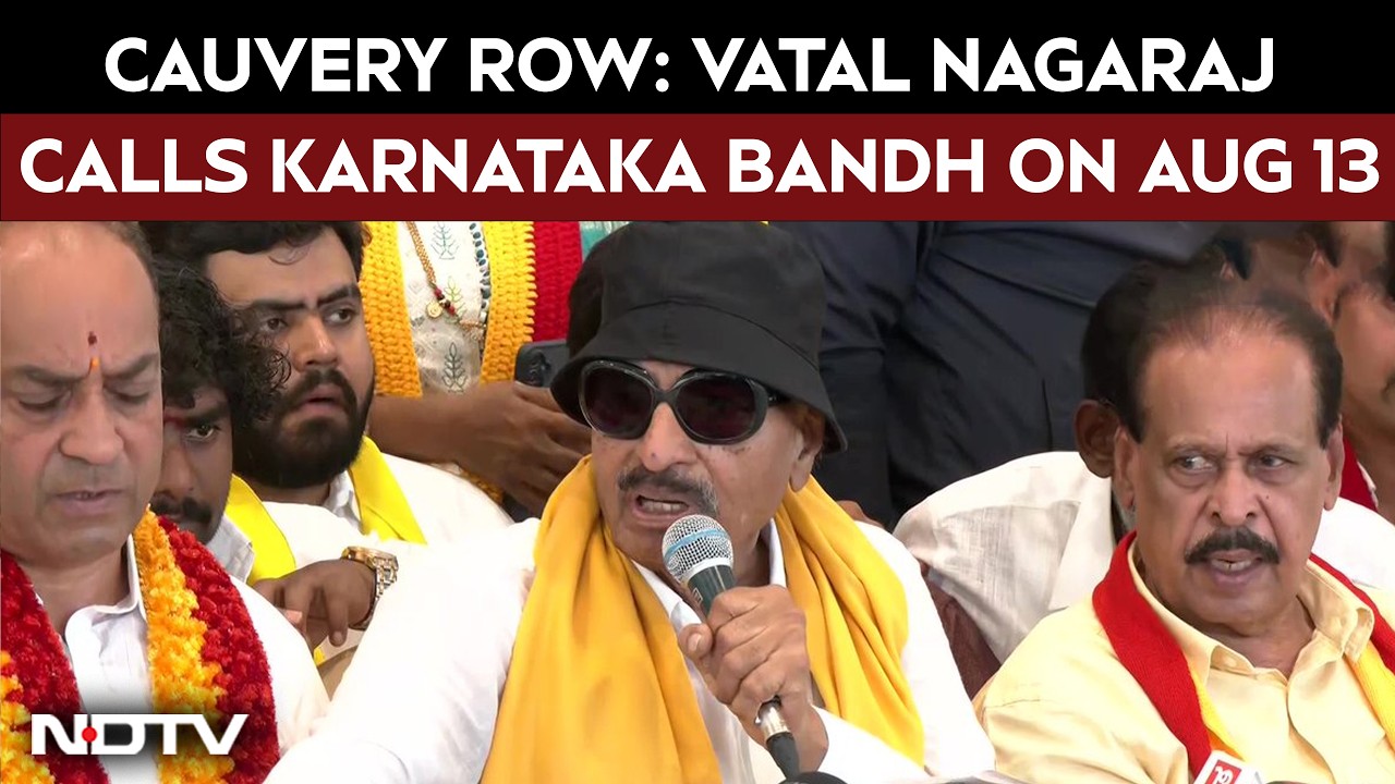 Cauvery Water Row: Vatal Nagaraj Calls Karnataka Bandh On August 13, Demands Mekedatu Dam
