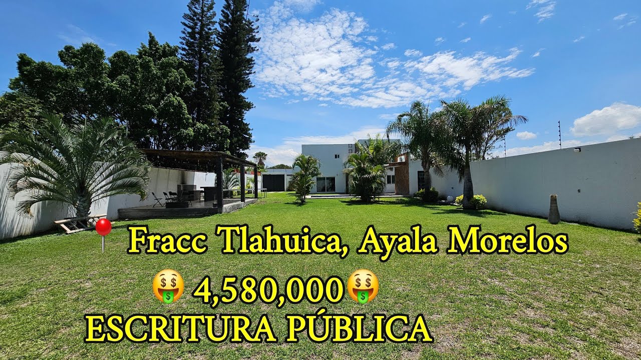 😮Gran oportunidad... Bella casa🏡 con 1000 mt² de terreno en el fracc Tlahuica