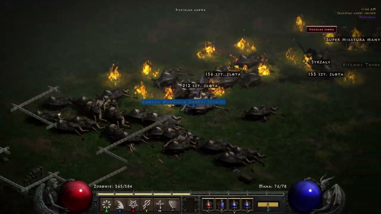 Diablo II  Resurrected Warlock Secret Cow Level