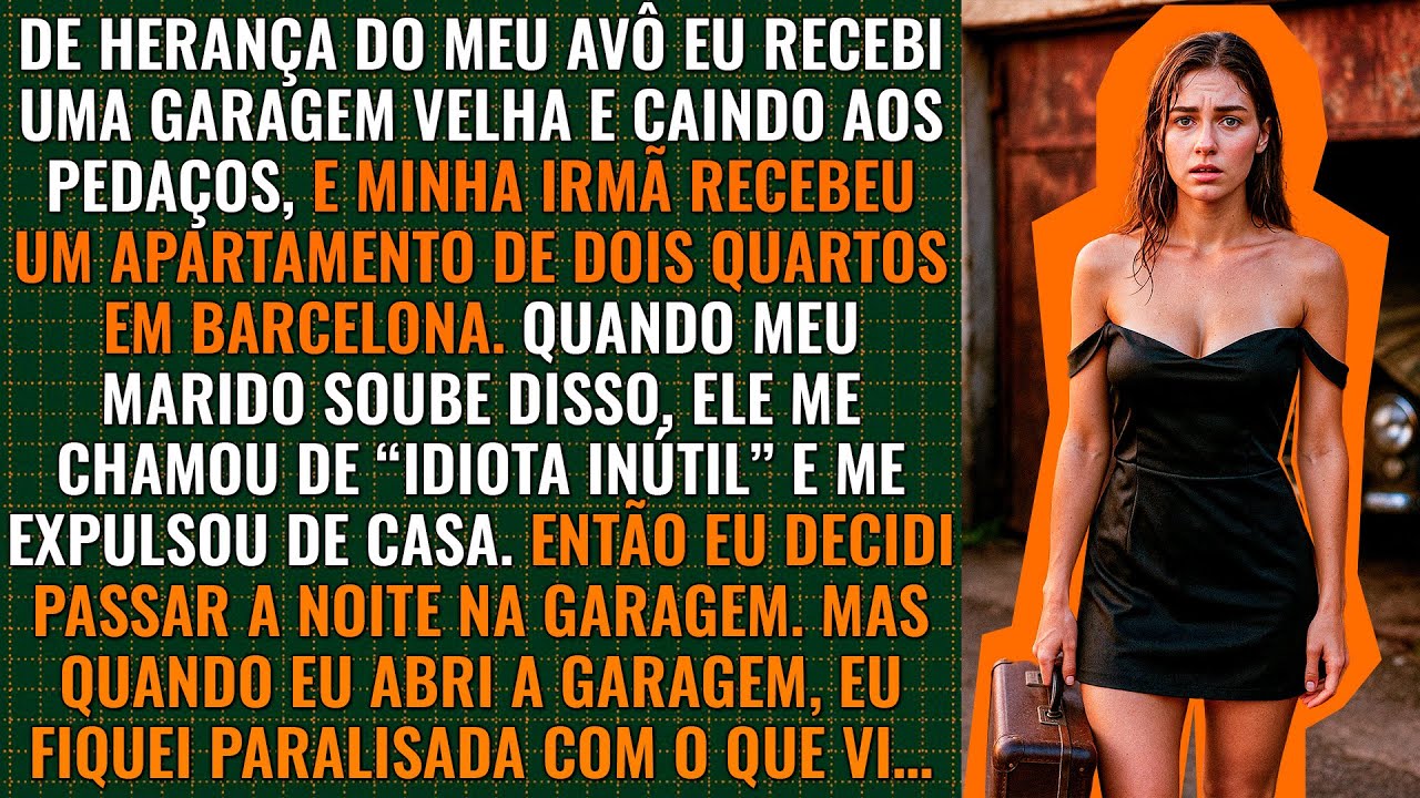 De herança do meu avô eu recebi uma garagem velha e caindo aos pedaços, mas quando eu entrei…