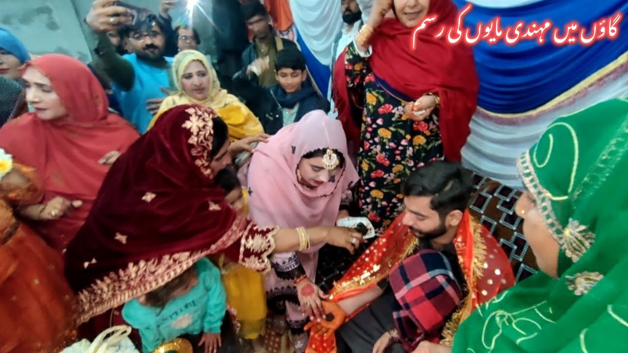 Gaon mein Mehandi Mang ki rasam Tahir family vlog 