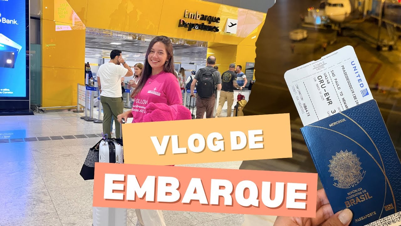 DIÁRIO DE INTERCÂMBIO #10: VLOG DE EMBARQUE | dia de embarcar, muito choro e comida de avião