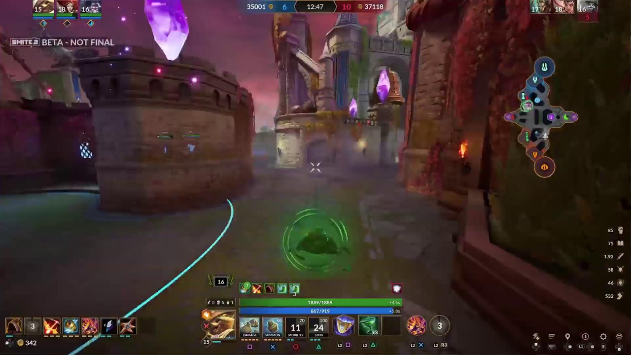 Getting All Gods Mastery 5 in Smite 2 part 13| EXITLAG mobile available!