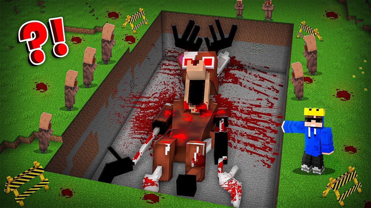 I Found A Buried Scary 99 In Forest Deer In Minecraft..