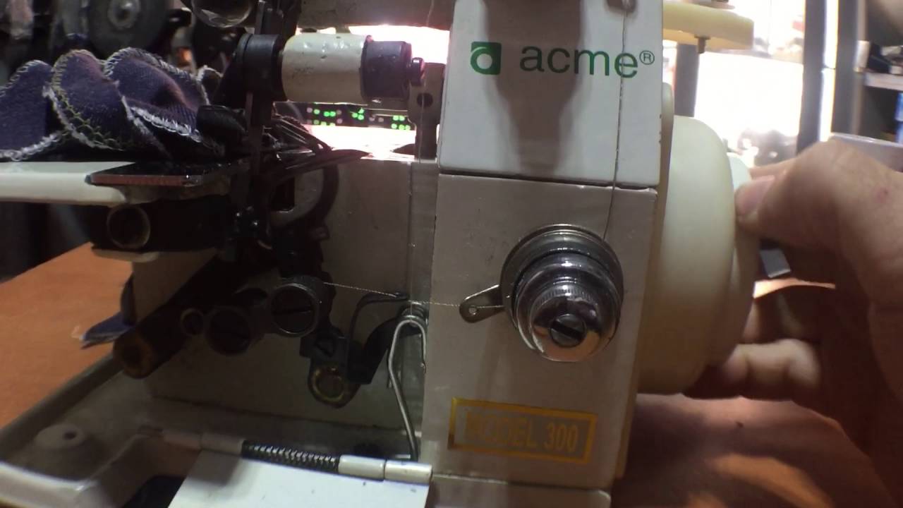 Acme 3 İplik Overlok İplik Takma Dikme.