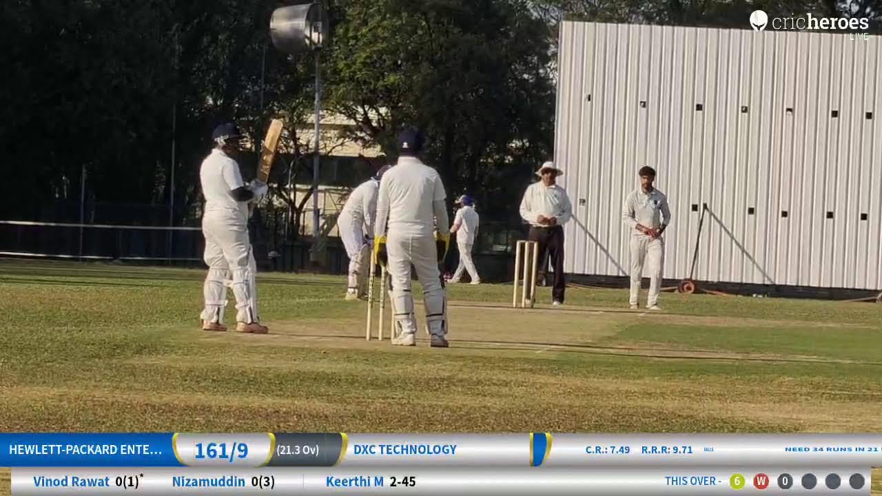 DXC TECHNOLOGY vs Hewlett-Packard Enterprise (HPE) live cricket match | Infy Samarpan Cup 2025 live