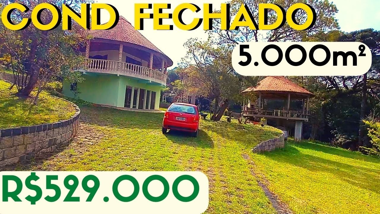CHÁCARA EM CONDOMÍNIO FECHADO | 300M² ÁREA CONSTRUÍDA | 35KM DO CENTRO | SÃO JOSÉ DOS PINHAIS-PR