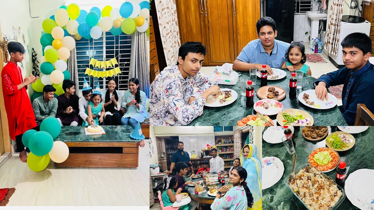জন্মদিনের ব্লগ ২|| ওসমানের জন্মদিনে  কি কি আয়োজন করা হলো|| Santa Poriber ||