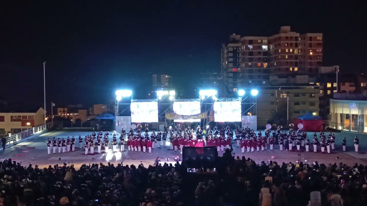 BANDA DEL COLEGIO PLENA MARANATA FESTIVAL DE BANDAS DE BRONCE LA PAZ BOLIVIA 2025