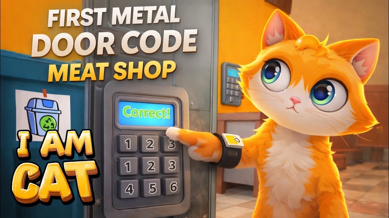 I Am Cat VR &ndash; Как открыть первую металлическую дверь в мясном магазине (Руководство по доступу к ...