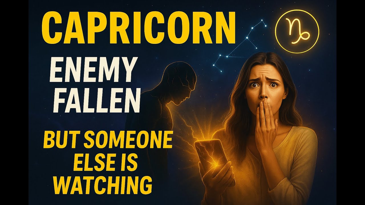CAPRICORN ♑ YOUR ENEMY HAS FALLEN — BUT SOMEONE ELSE IS STILL WATCHING