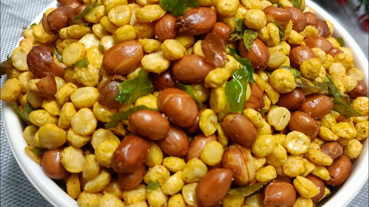 बाजार जैसी चना दाल और मूंगफली की नमकीन |Crispy & Tasty groundnut & chickpeas