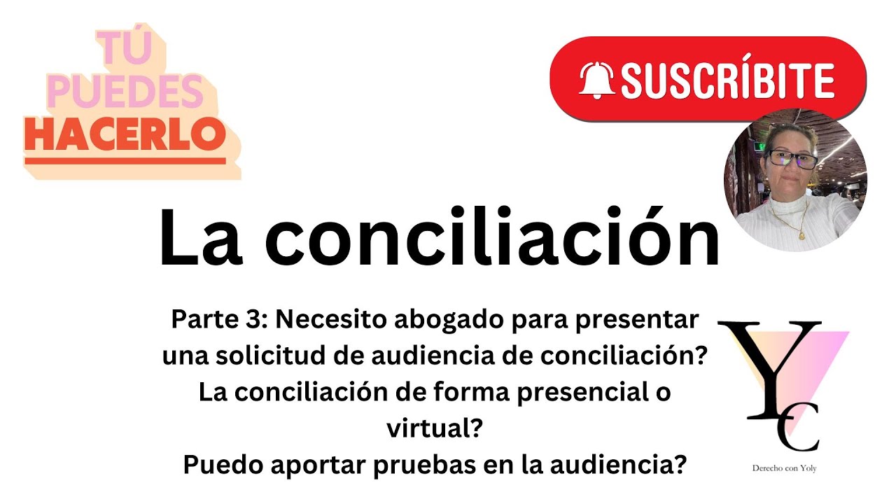 Estatuto de la Conciliación Parte 3
