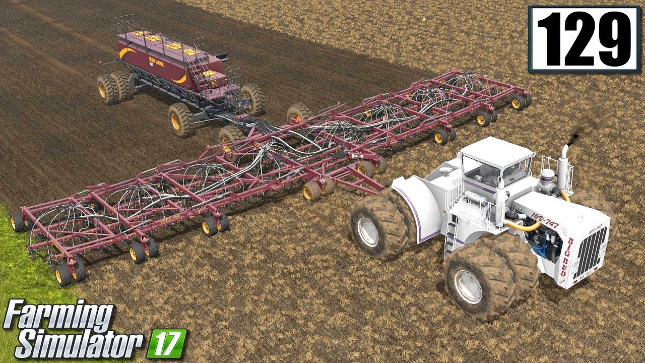 Siew gigantycznymi maszynami - Farming Simulator 17 (#129)