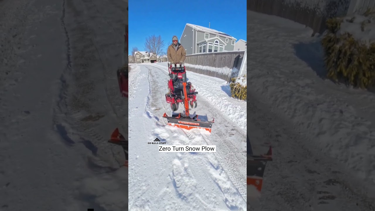 Zero Turn Snow Plow