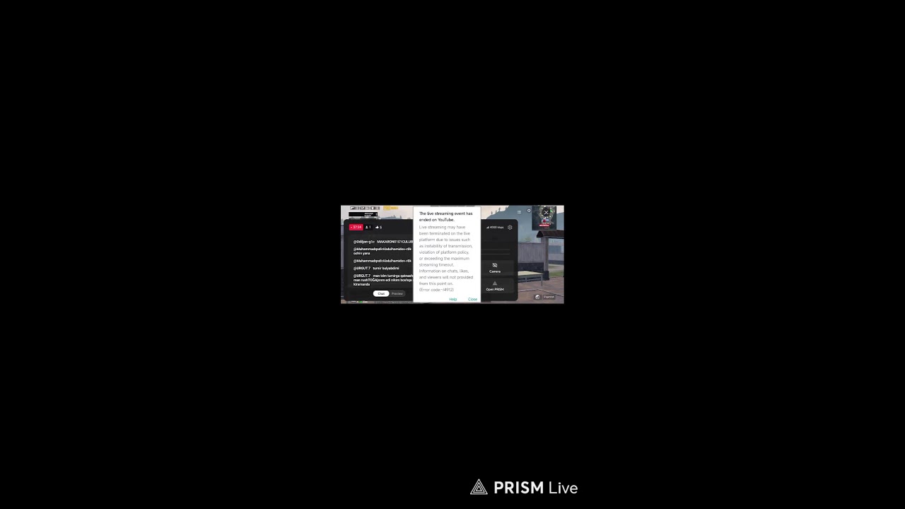 Live streaming of DEMO GAMING