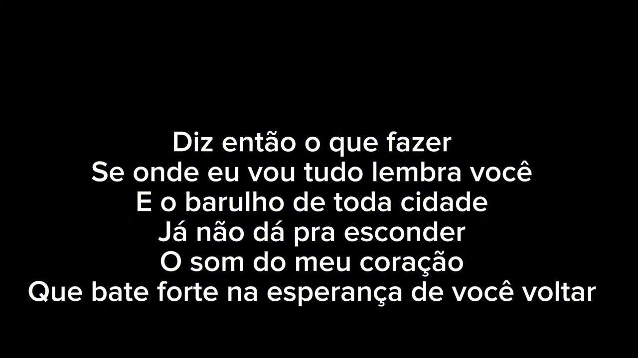 Uma Canção de Amor - Limão com Mel Karaokê