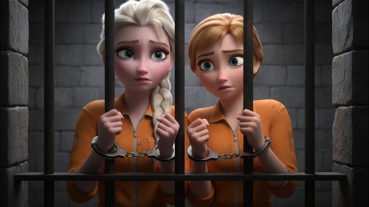 😱🔪ELSA & ANNA IN PRIONS⭕️What did they do🕵💥Will they become free?