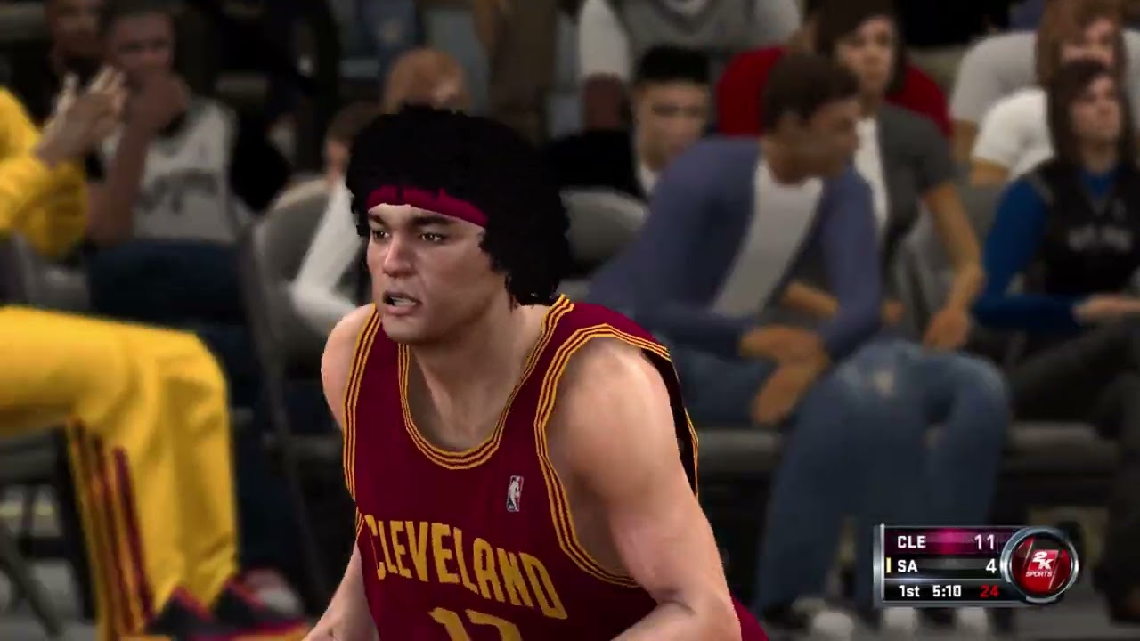 NBA 2K12 Gameplay - Cleveland Cavaliers vs San Antonio Spurs