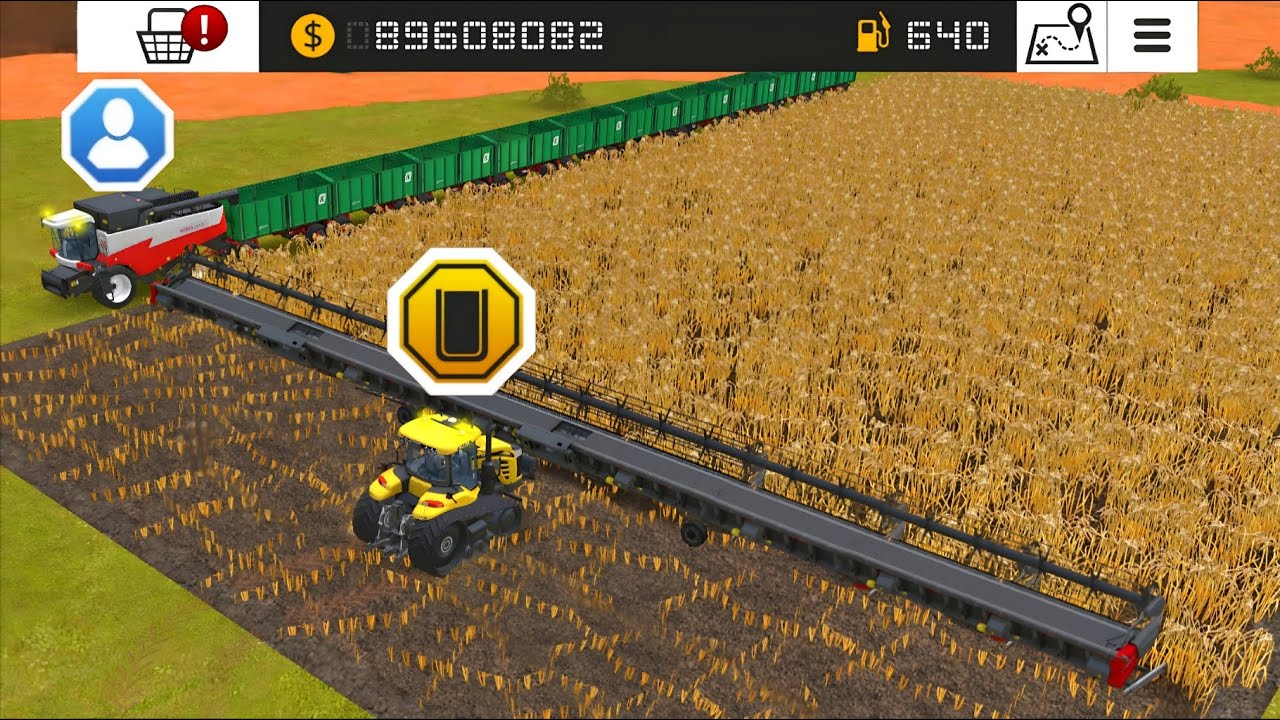 Fs 18 Big Header Harvest Wheat ! Fs 18 Multiplayer - Farming Simulator 18 Timelapse #fs18
