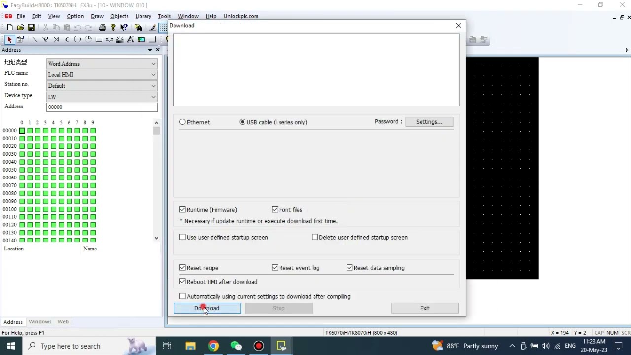 How to Download & Upload Weinview HMI TK6070iK/iP/iH?