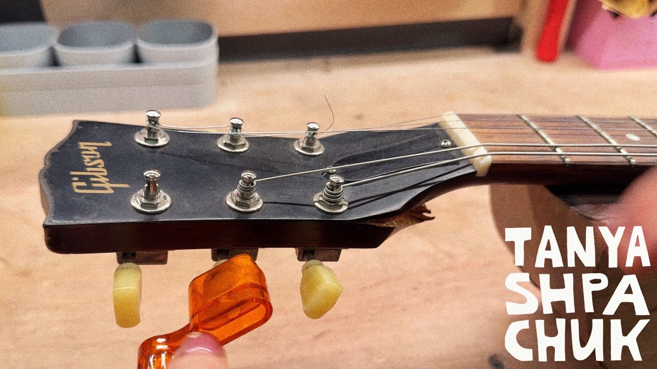 Saving a Broken Gibson SG Special faded – Neck & Headstock Repair!