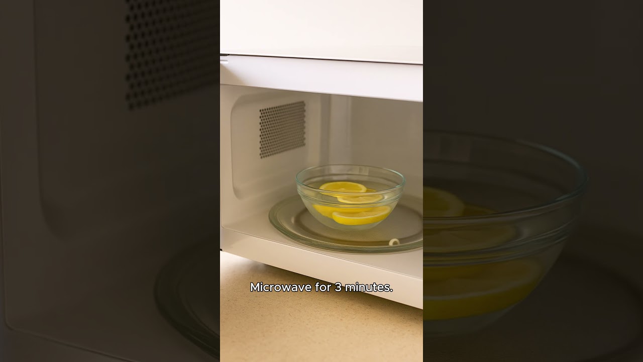 How to CLEAN Your MICROWAVE with Just a Lemon 🍋
