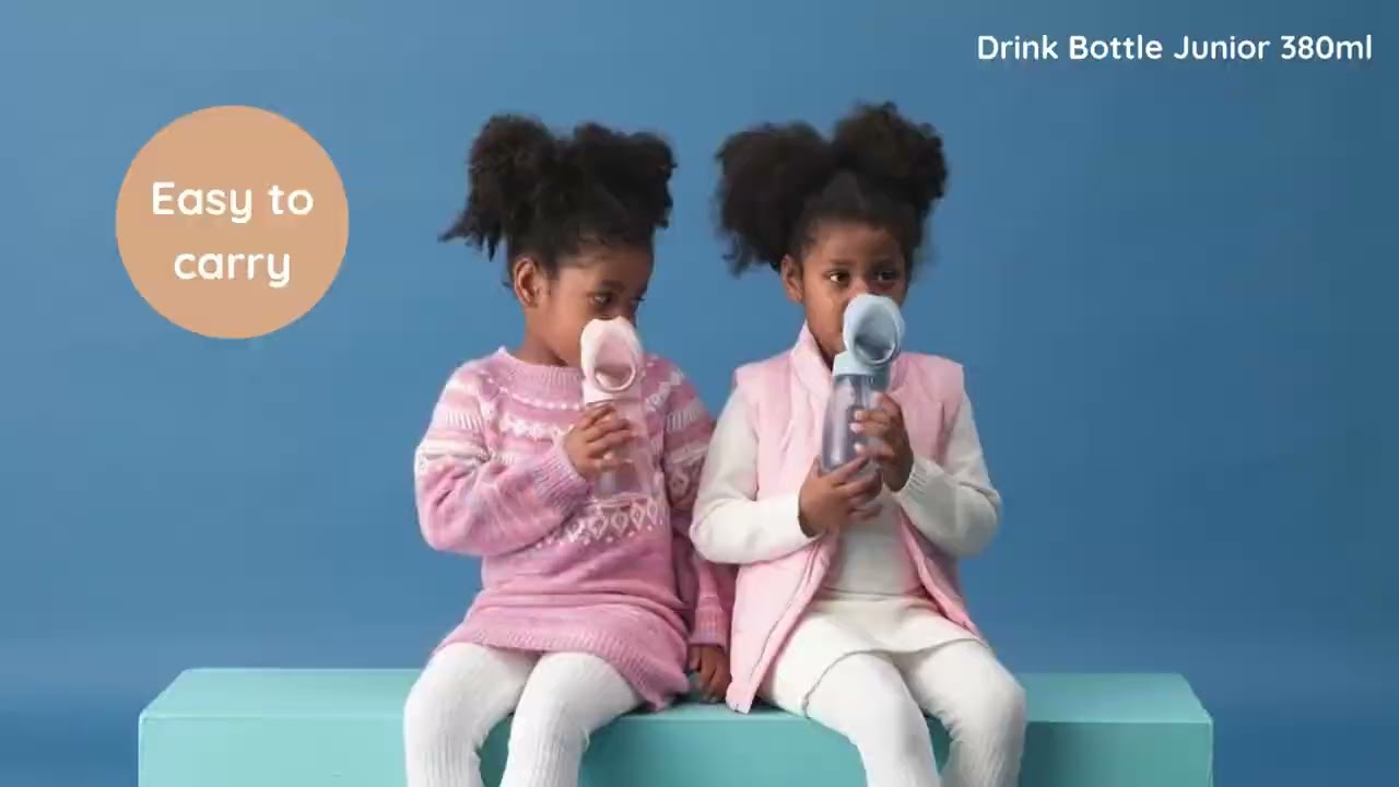 b.box Straw Drink Bottle Junior 380ml  - The Perfect Bottle for Toddlers & Preschoolers!