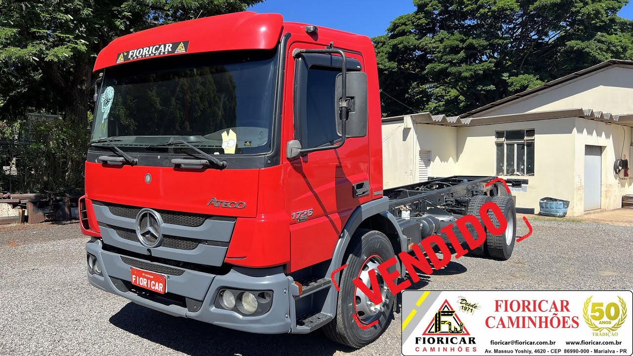 MERCEDES-BENZ ATEGO 1726 2014/2014 GABINE BOLHA AR CONDICIONADO