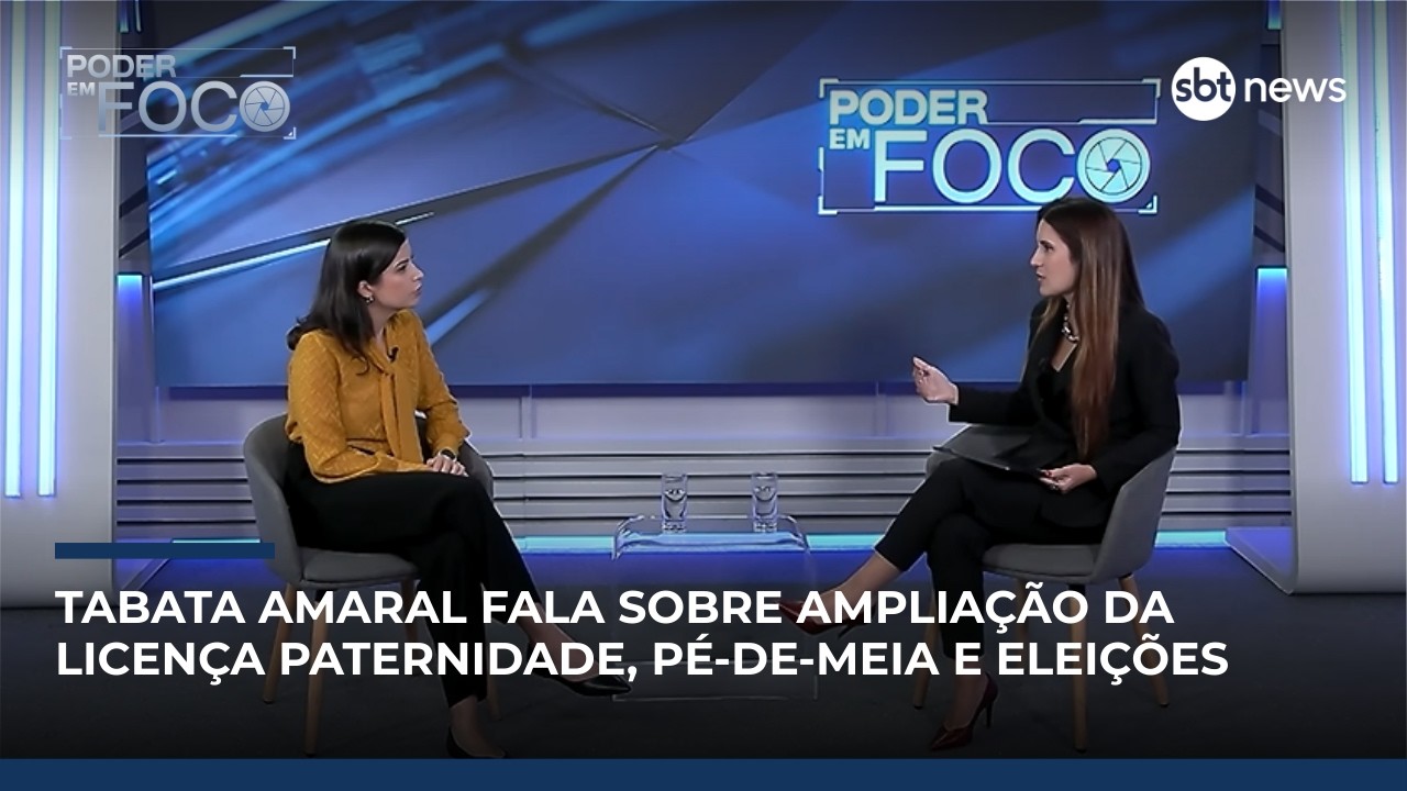 Tabata Amaral fala sobre ampliação da licença paternidade, Pé-de-Meia e eleições | Poder em Foco #11