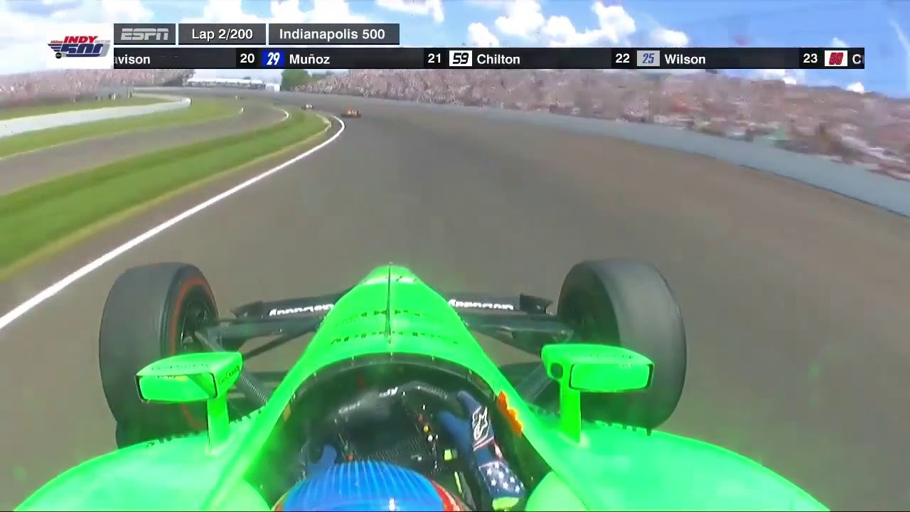 2018 VICS Indianapolis 500 Danica Patrick Full Race Onboard [Finished 30th]