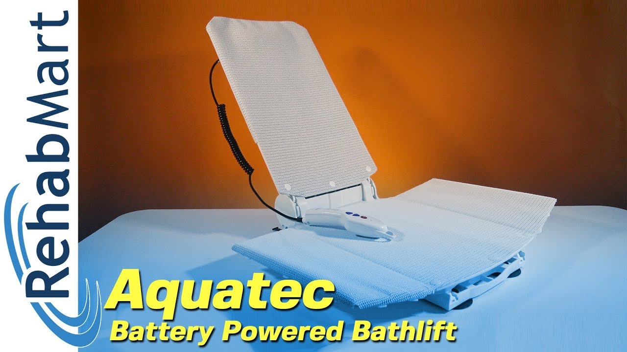 The Gold Standard in Bathlifts - Aquatec Battery Powered Bath Lift