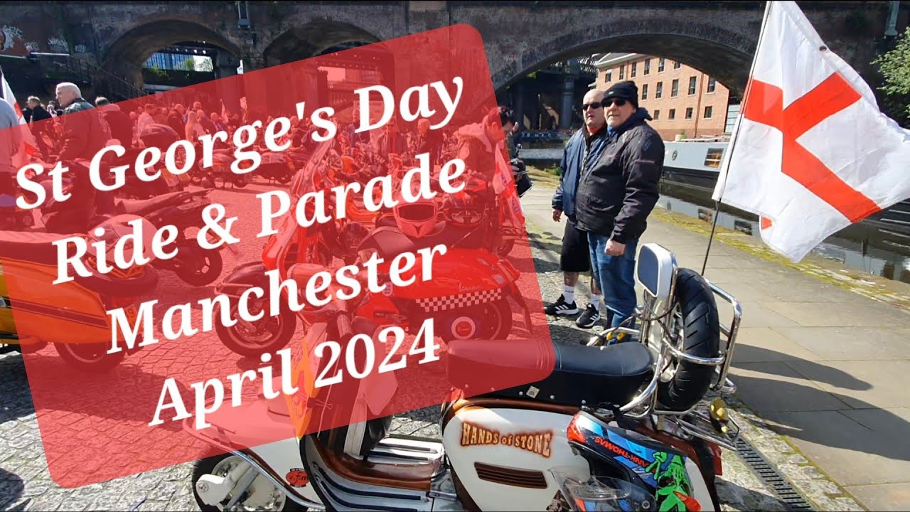 St.Georges Day Manchester Ride Out & Parade, April 2024