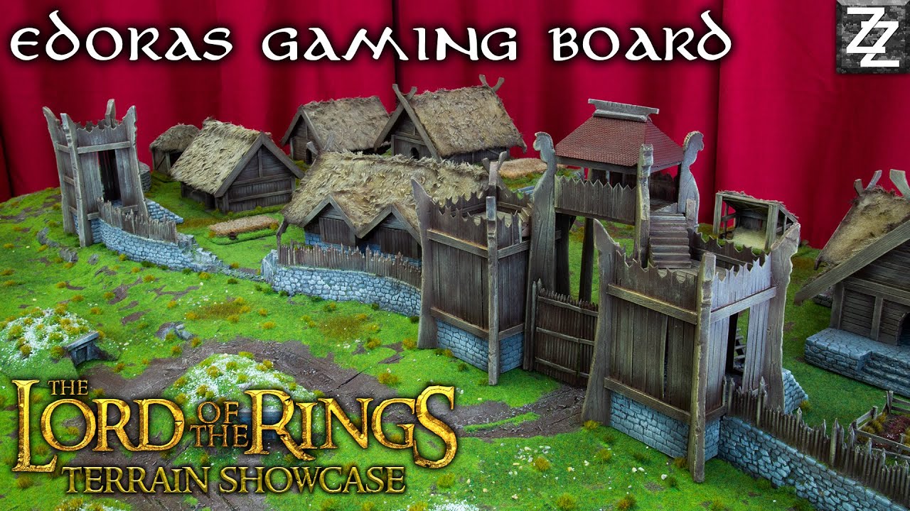 Massive EDORAS Gaming Board! ~ Lord of the Rings Scenery Tutorial