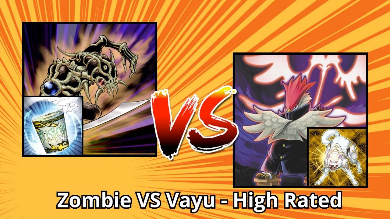 Instant Fusion Zombie VS Vayu Turbo - Edison High Rated Match - This deck is so aggro!