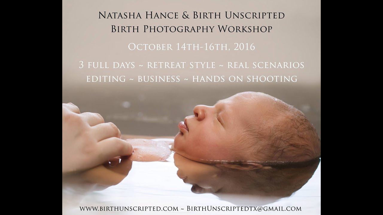 Birth Photography Workshop - October 2016