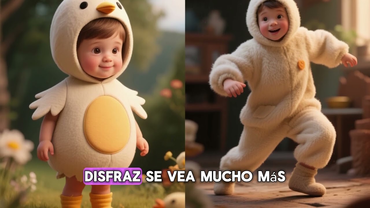 🐥 Disfraz de Pollito para Bebé  Carnaval Casero Fácil, Barato y Adorable 💛